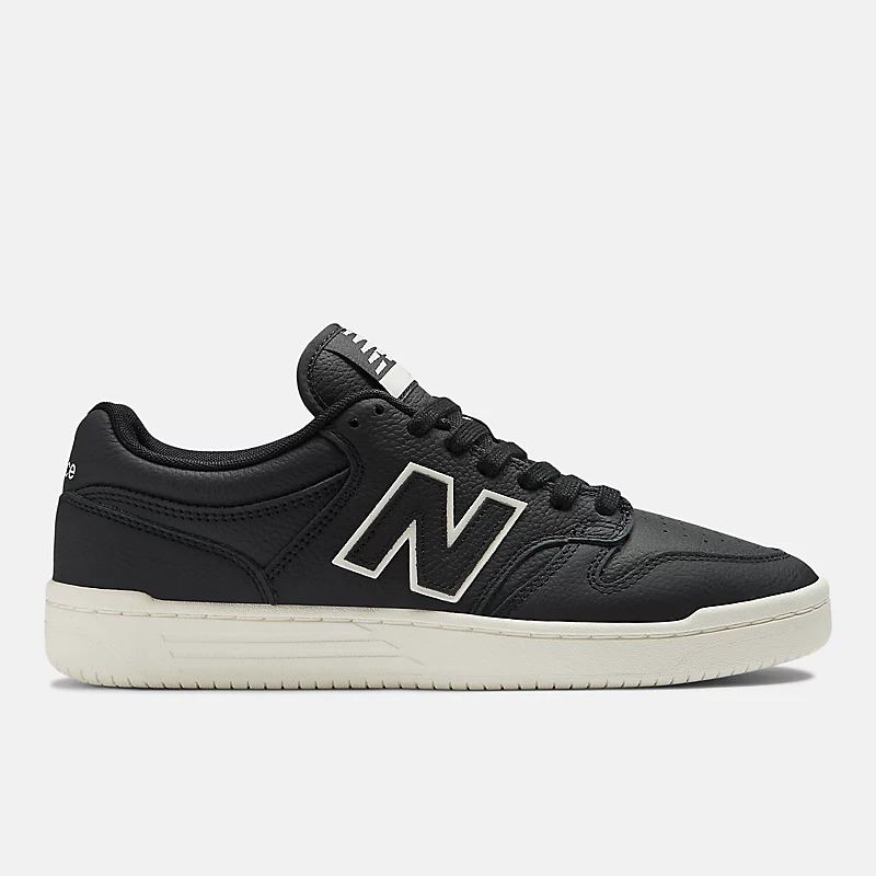 NB Numeric 480 Herrenschuh – Schwarz mit Meersalz