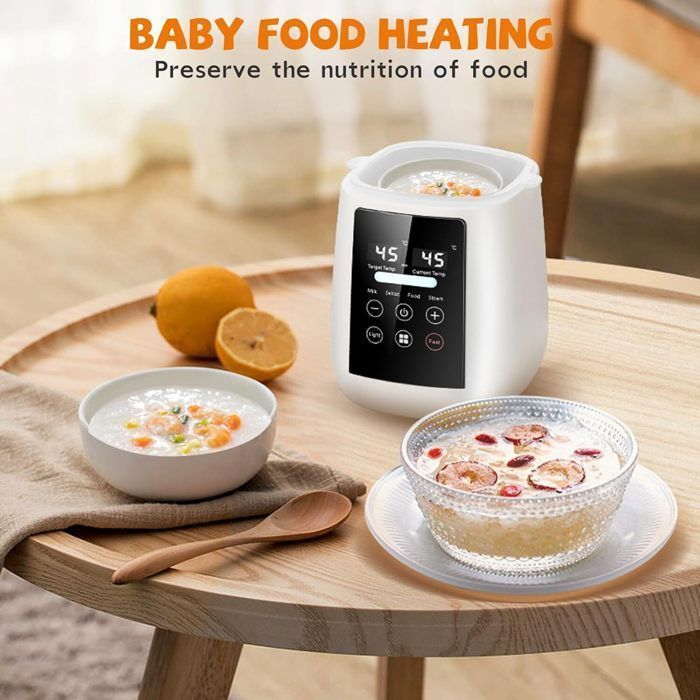 Calientabiberones 6 en 1, esterilizador de biberones, calentador de comida para bebés, esterilizador multifuncional, libre de BPA.