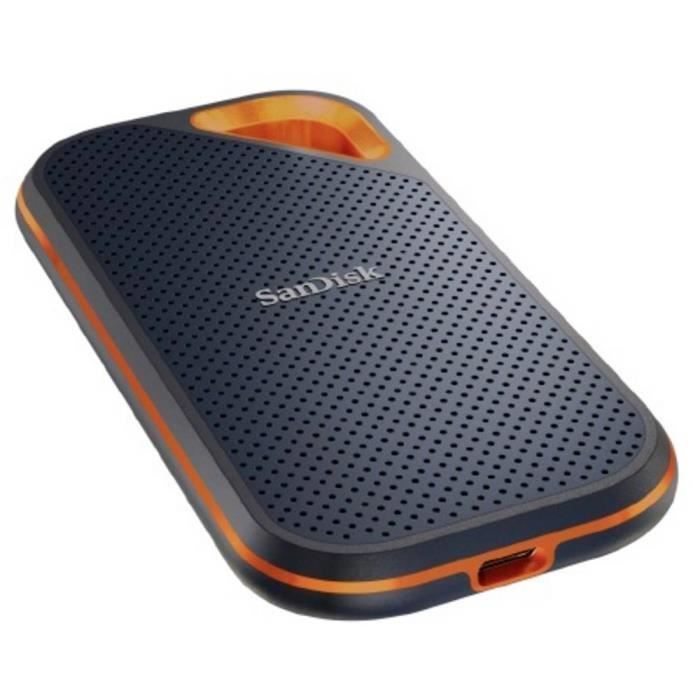 SSD externo SanDisk Extreme® - 2 TB - USB 3.2 Gen 2 - À prova d'água e poeira - Preto