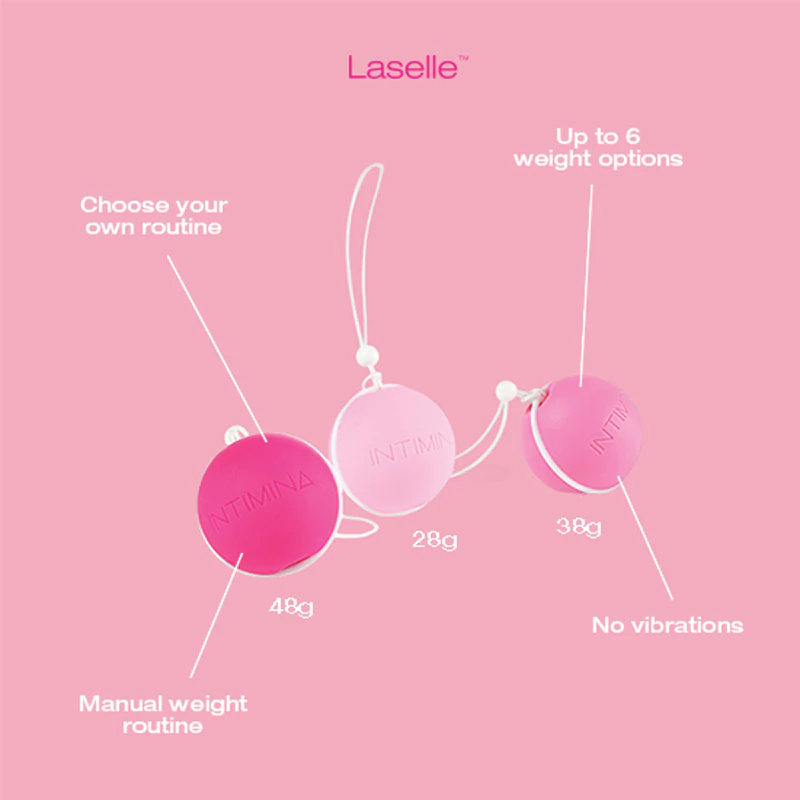 Rotina de Kegel Intimina Lassele bolas de gueixa