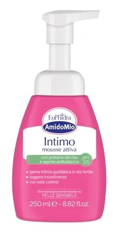 EUPHIDRA EuPhirda AmidoMio Espuma limpiadora íntima con pH activo 3.5 250 ml Antibacterial
