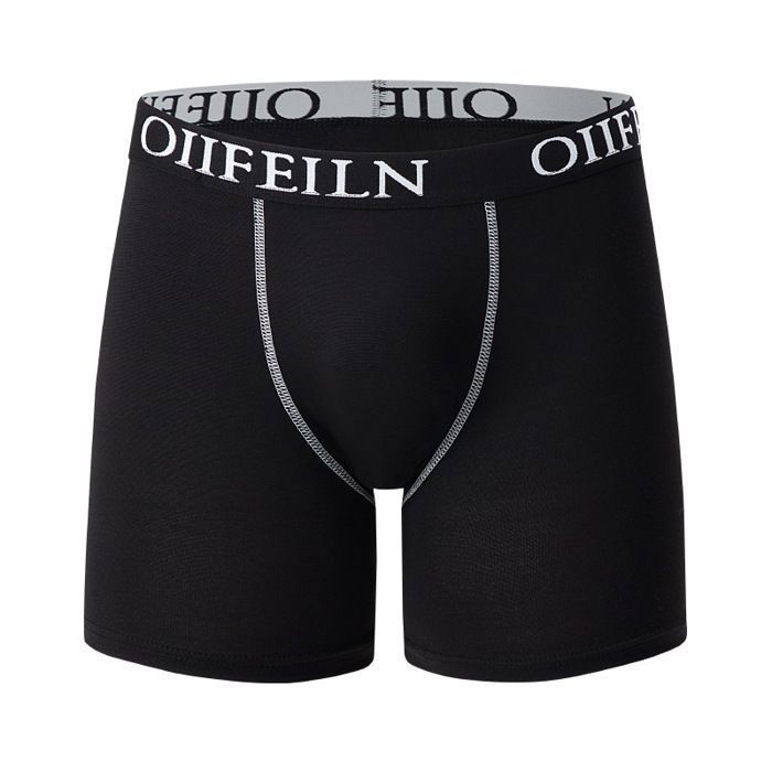 Paquete de 5 calzoncillos bóxer para hombre, de largo medio, suaves y transpirables, ligeros y elásticos, tallas grandes.