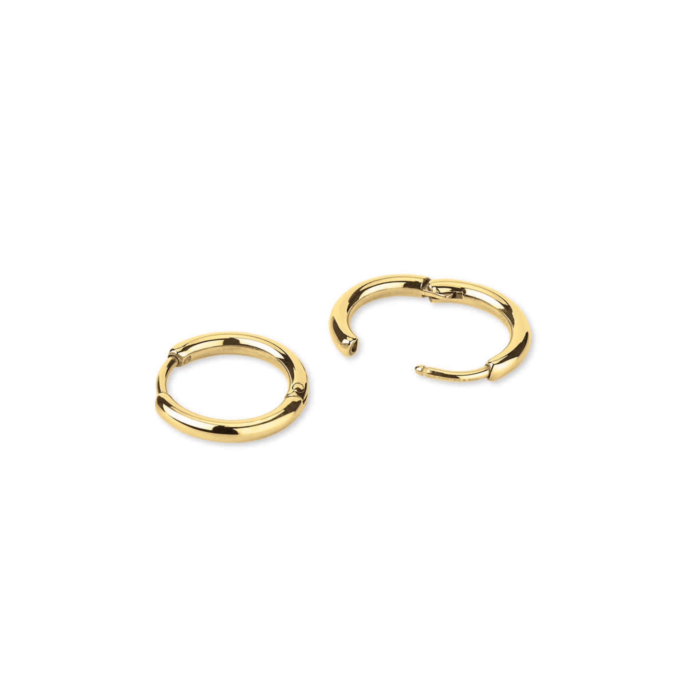 Boucles d'oreilles créoles en or