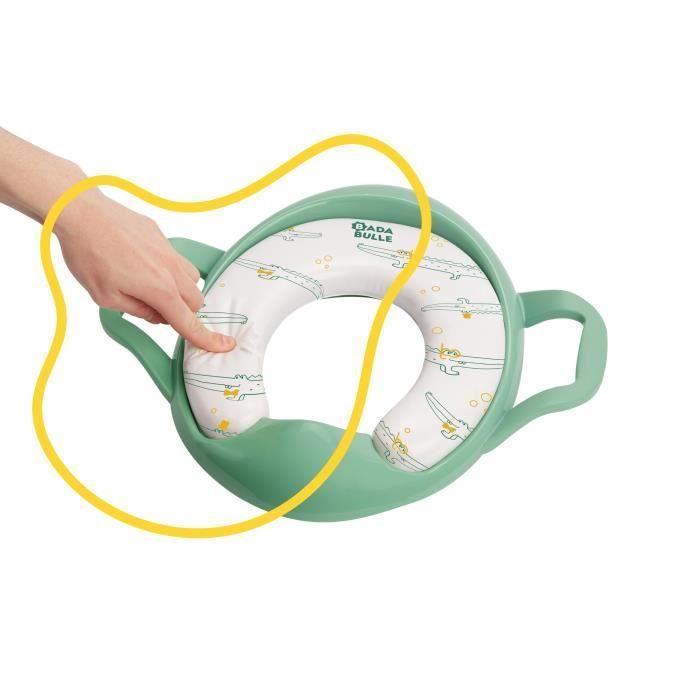 Badabulle Comfort Toilet Seat Reducer with Handles, Non-Slip and Universal