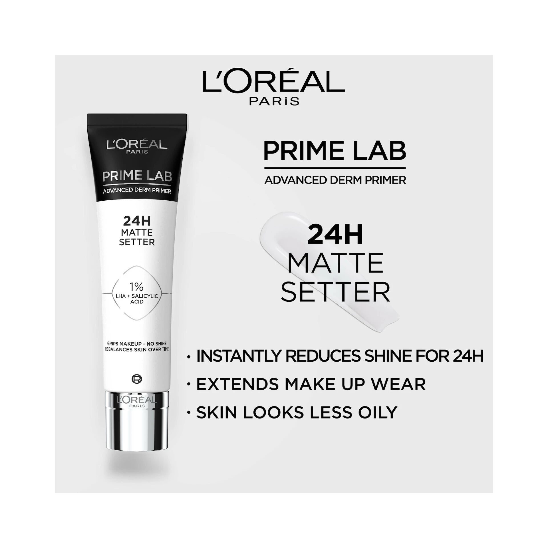 Prime Lab Advanced Derm Primer 24H Mattító Alapozó 30 ml - L'Oréal Paris