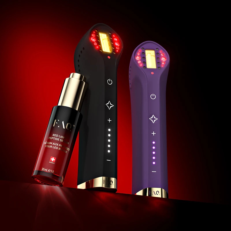 FOREO FAQ™ 501 raukšlių lyginimo ir mažinimo prietaisas su raudona LED lempute