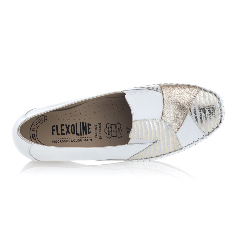 Zapatos blancos cómodos para mujer