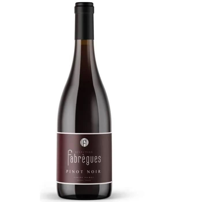 Fabrègues Sélection Pinot Noir 2024 Pays d'Oc - Vin rouge de Languedoc-Roussillon x6