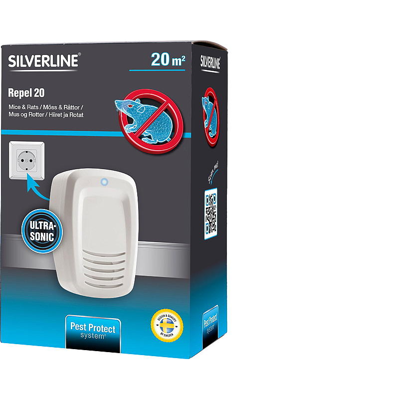Repelente para ratones y ratas Silverline 20