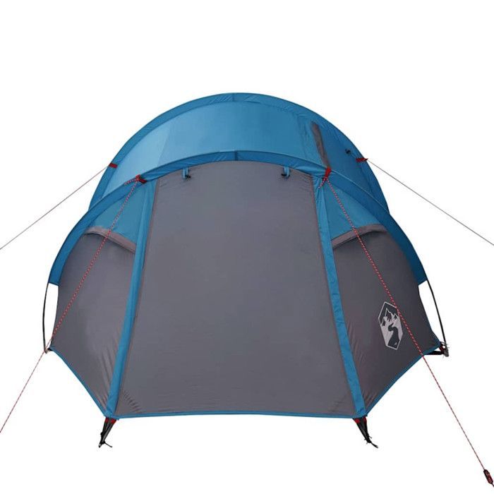 Tienda de campaña vidaXL para 3 personas, tienda de sombra con bolsa de transporte, toldo portátil con paredes laterales para 94387