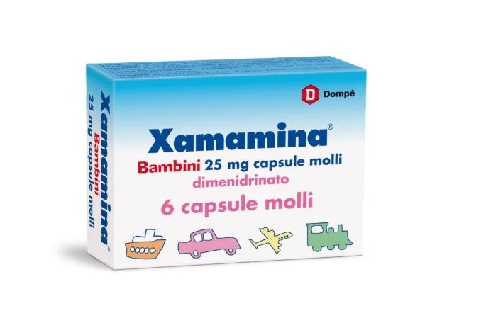 DOMPÉ Xamamina Kinderen 25 mg 6 tabletten tegen reisziekte