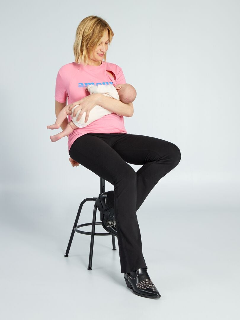 Verpleegkundig T-shirt met ventilatieopeningen - ROZE