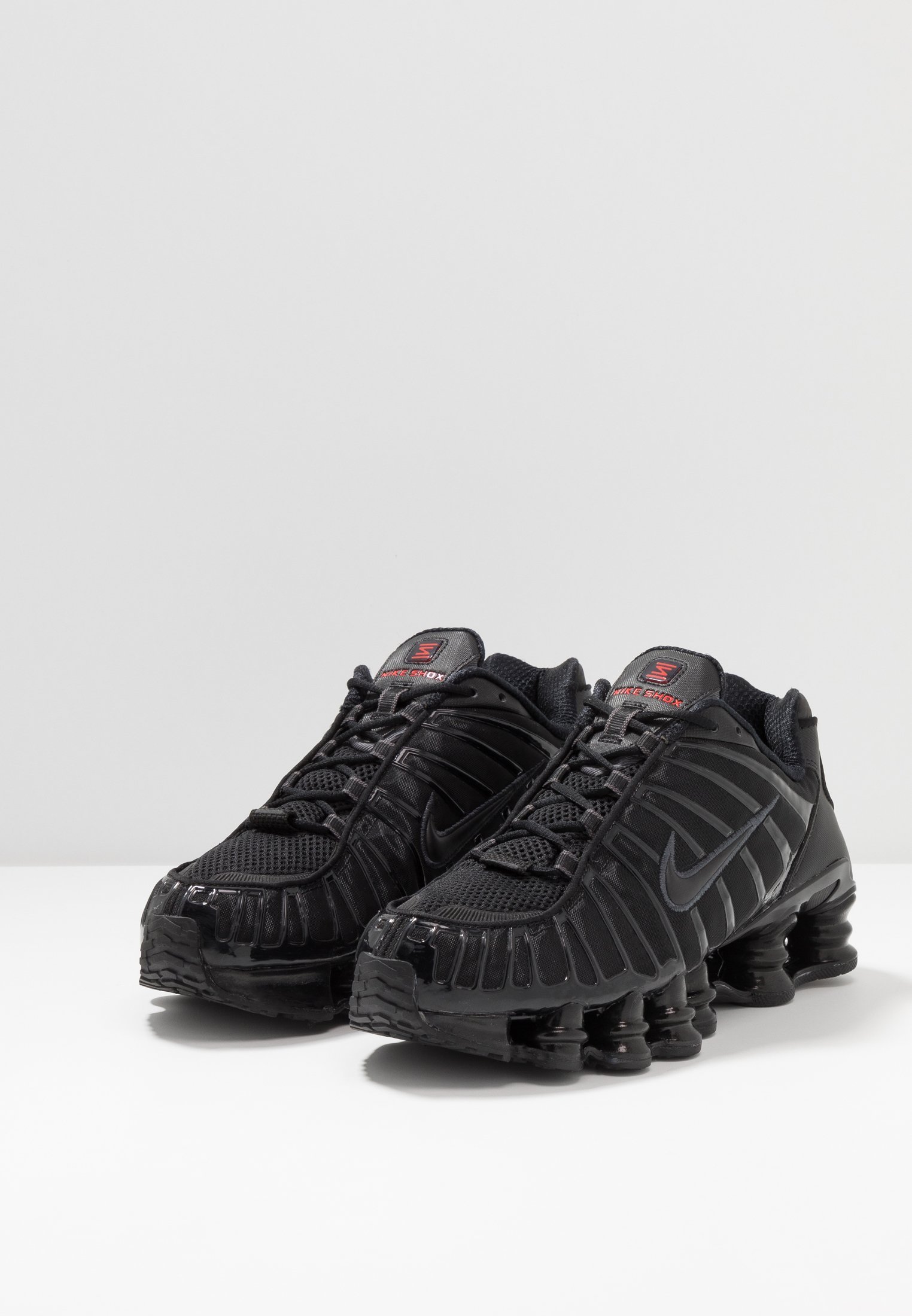 Nike Sportswear SHOX TL - Sneakers - zwart/metallic hematiet/max oranje