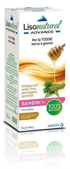 LISOMUCIL Lisonatural Advance Xarope Infantil 180 g Tosse seca e com catarro
