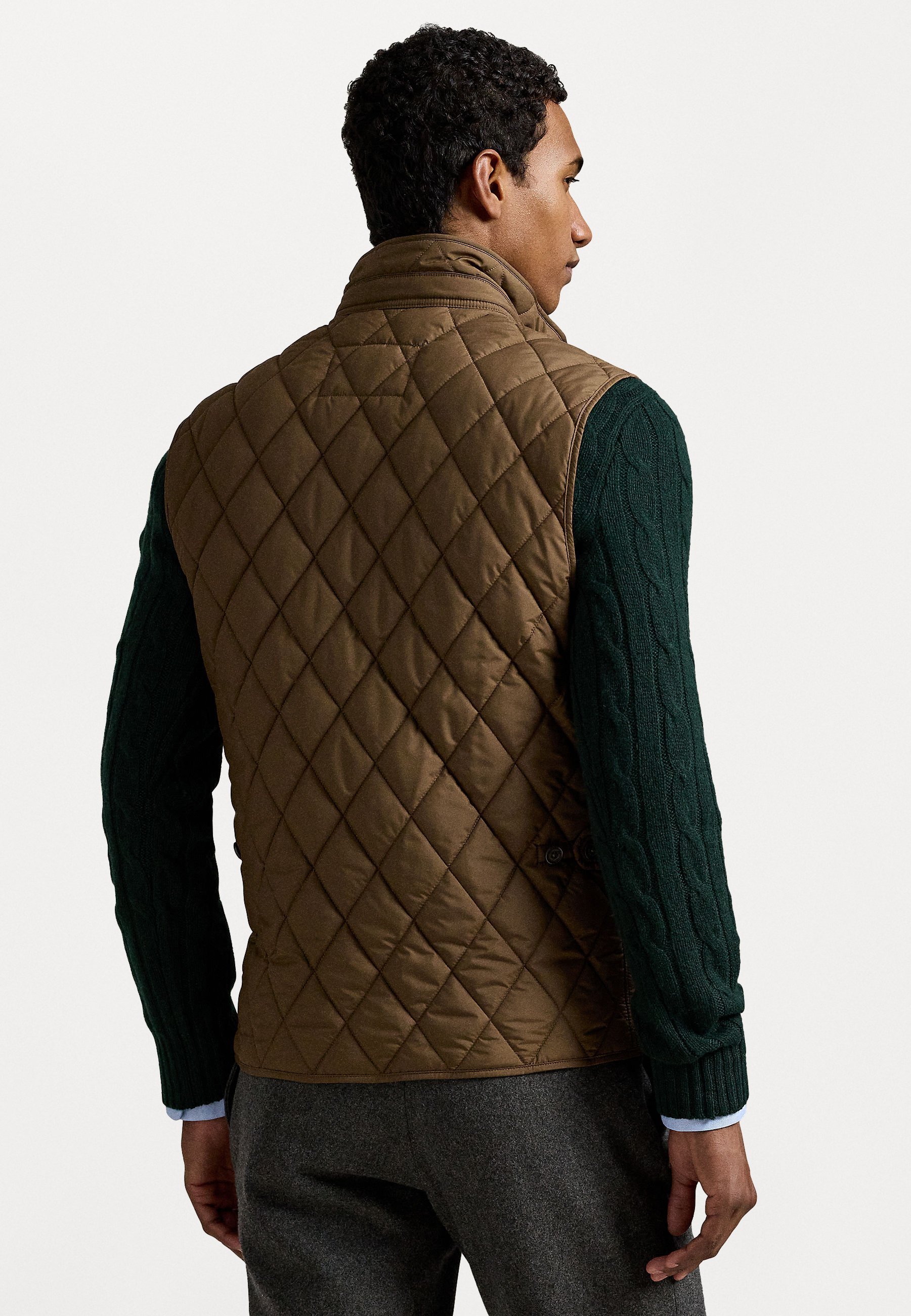 Gilet matelassé utilitaire The Beaton de Polo Ralph Lauren - Châtaigne
