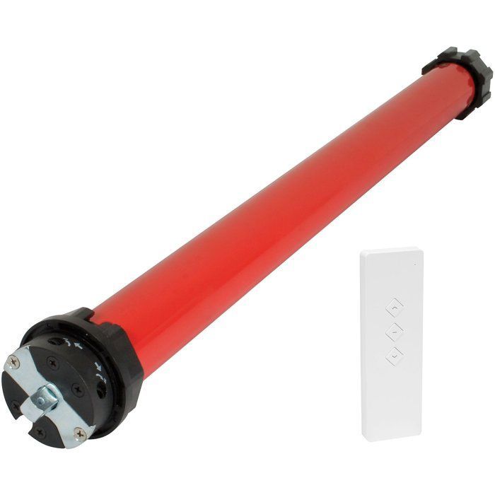 Radiografisch bediende rolluikmotor + afstandsbediening RM30MMB - SUPERROLLO - SR20935 - Diameter 60 mm - 30 Nm - Max. gordijngewicht 66 kg