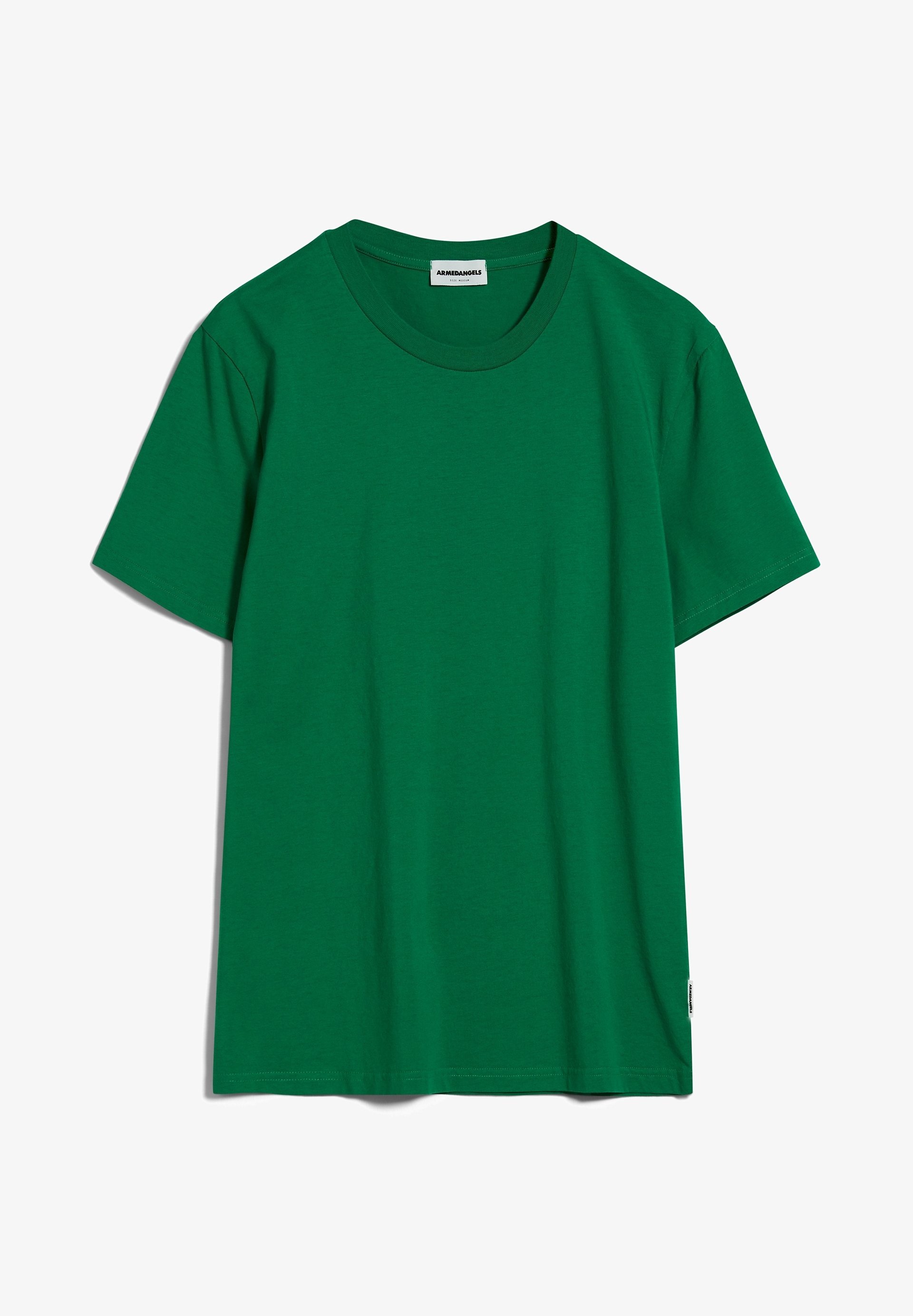 Armedangels basic T-shirt - donkergroen