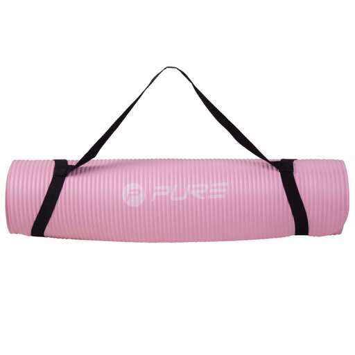 Tapete de ioga de borracha Pure2improve 120x60x1 cm