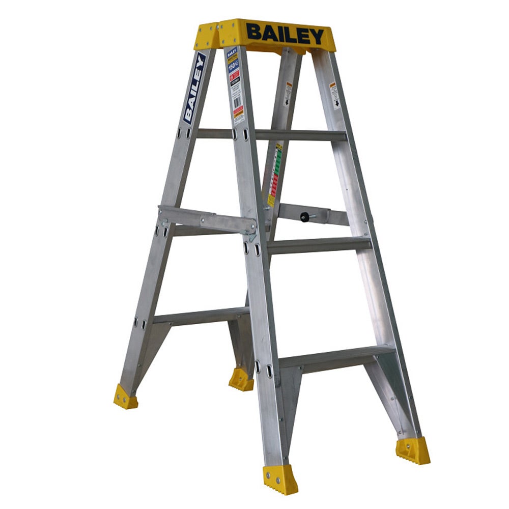 Escada dupla BAILEY 1,2 m 150 kg 4 degraus Pro FS13961