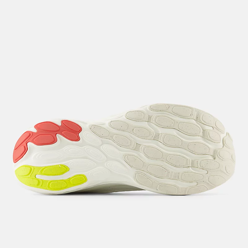 Fresh Foam X 1080 para Mulheres v13 – Sal Marinho com Azul Costeiro e Vermelho do Golfo do México