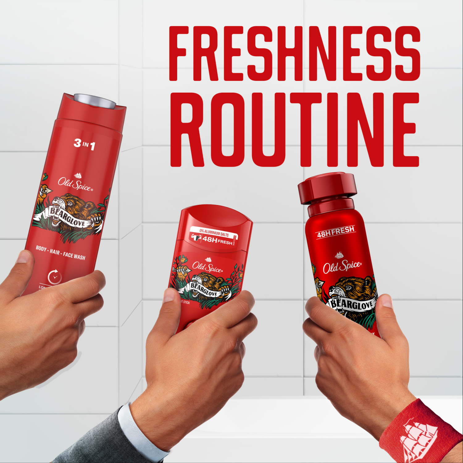 Guanto d'orso Old Spice