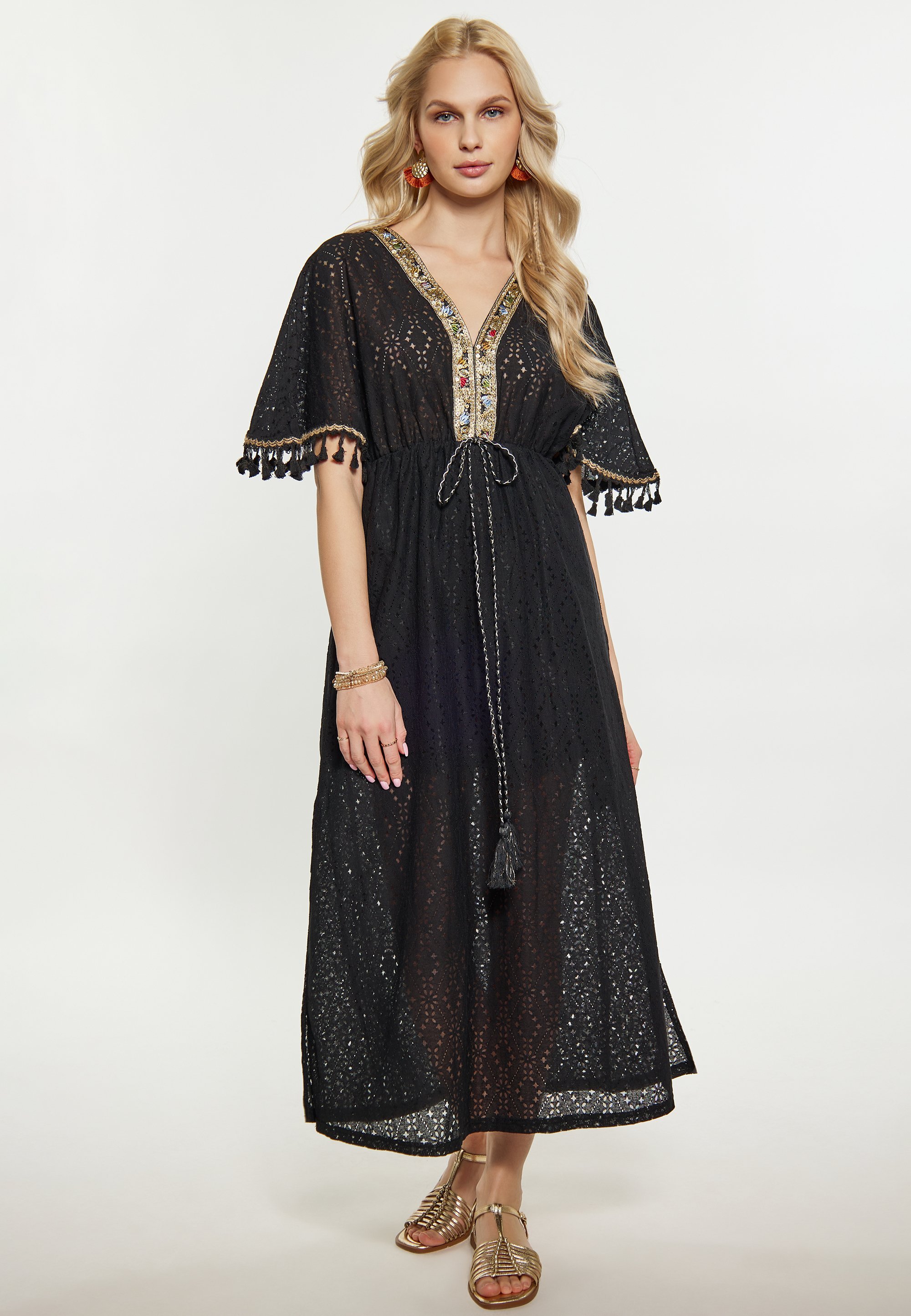 Vestido longo IZIA - preto