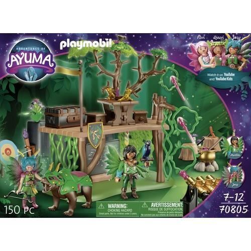 PLAYMOBIL - 70805 - AYUMA - Camp d'entraînement des fées avec 2 figurines et animaux