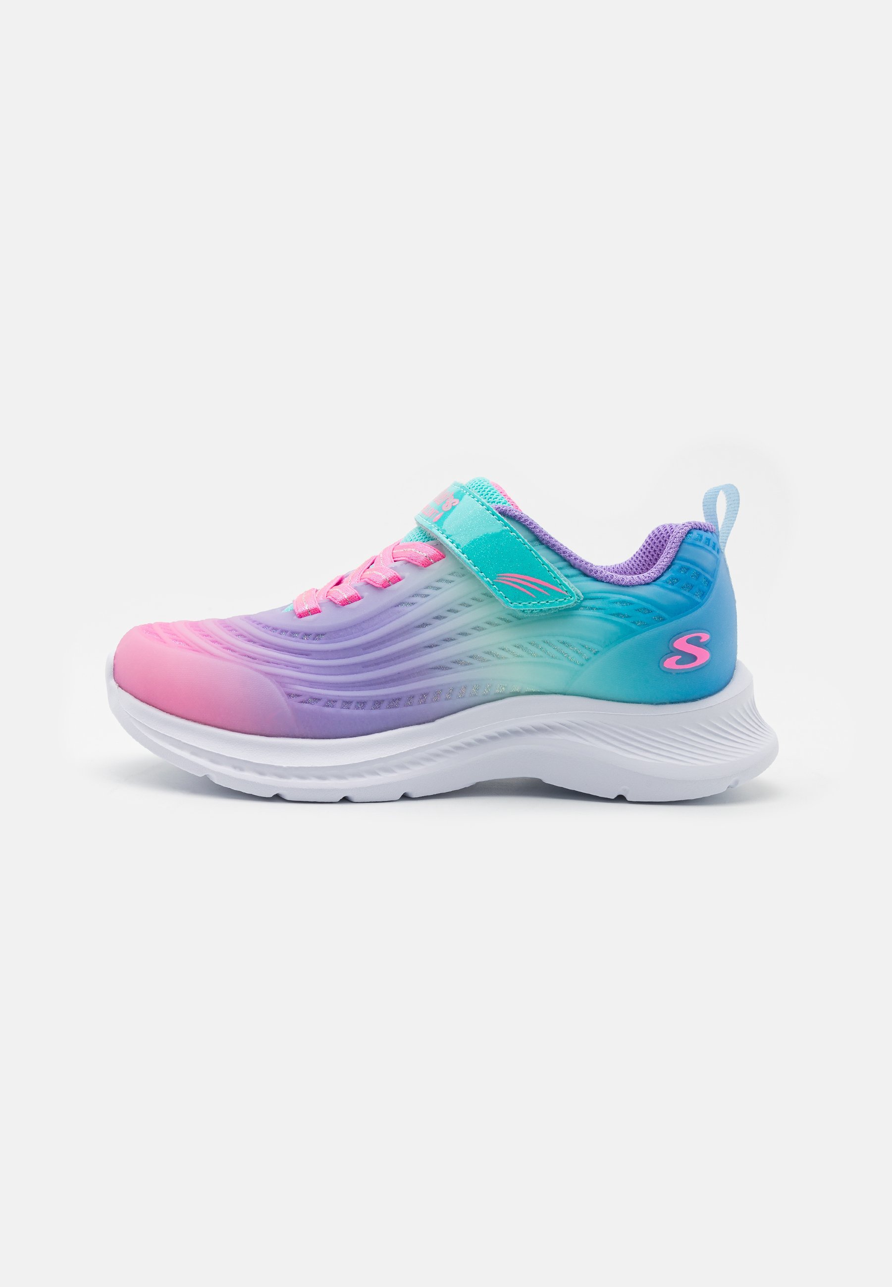 Skechers GLITTER TRANSLUCENT GORE STRAP - Sneaker - türkis/mehrfarbig