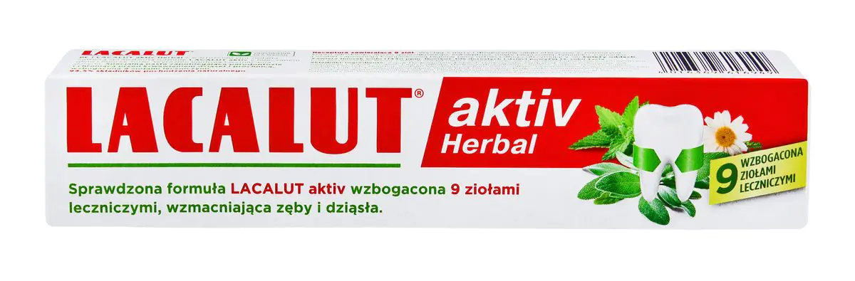 Lacalut Aktiv Pasta do zębów Herbal
