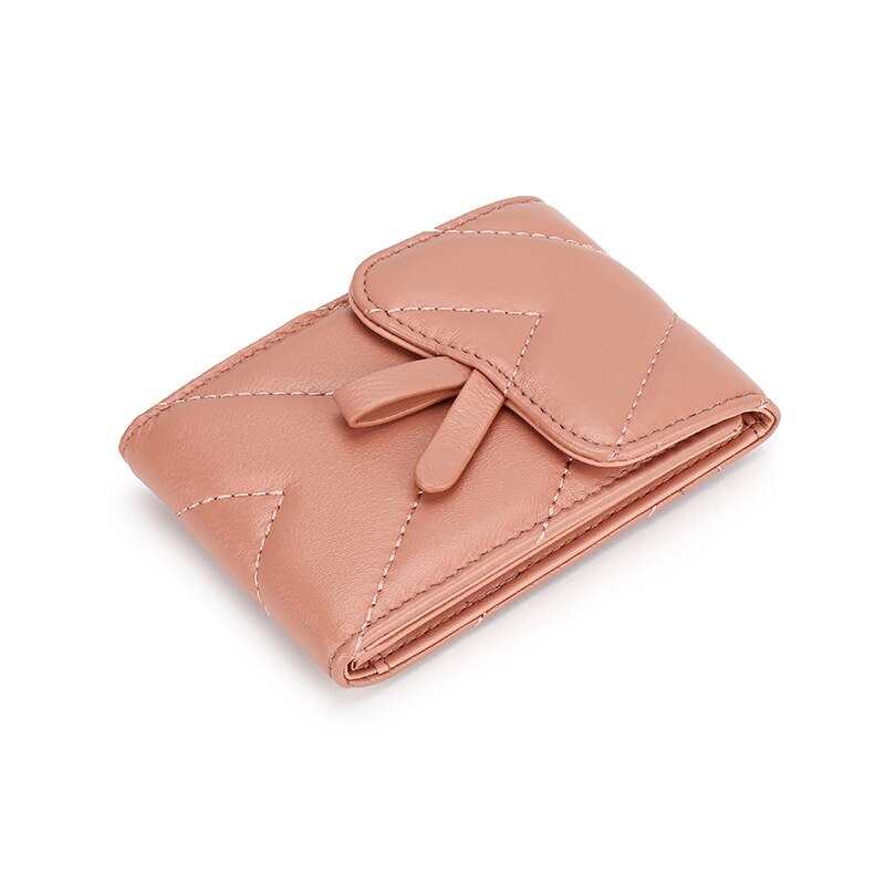 Porte-cartes grande capacité en cuir de mouton. Plusieurs emplacements pour cartes. Modèle unisexe.