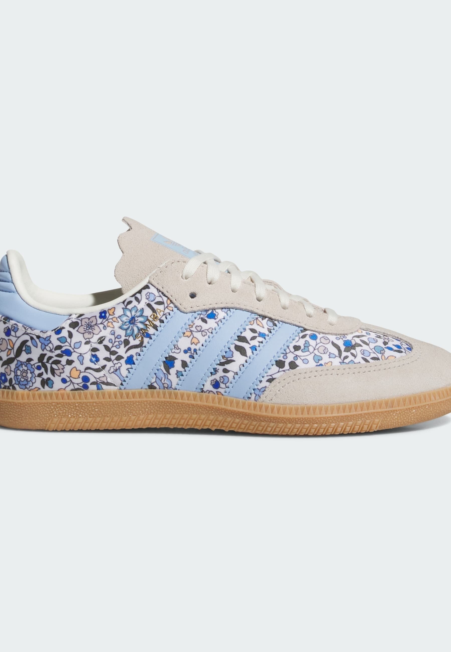 adidas Originals SAMBA OG LIBERTY LONDON - Joggesko - blue off white gum