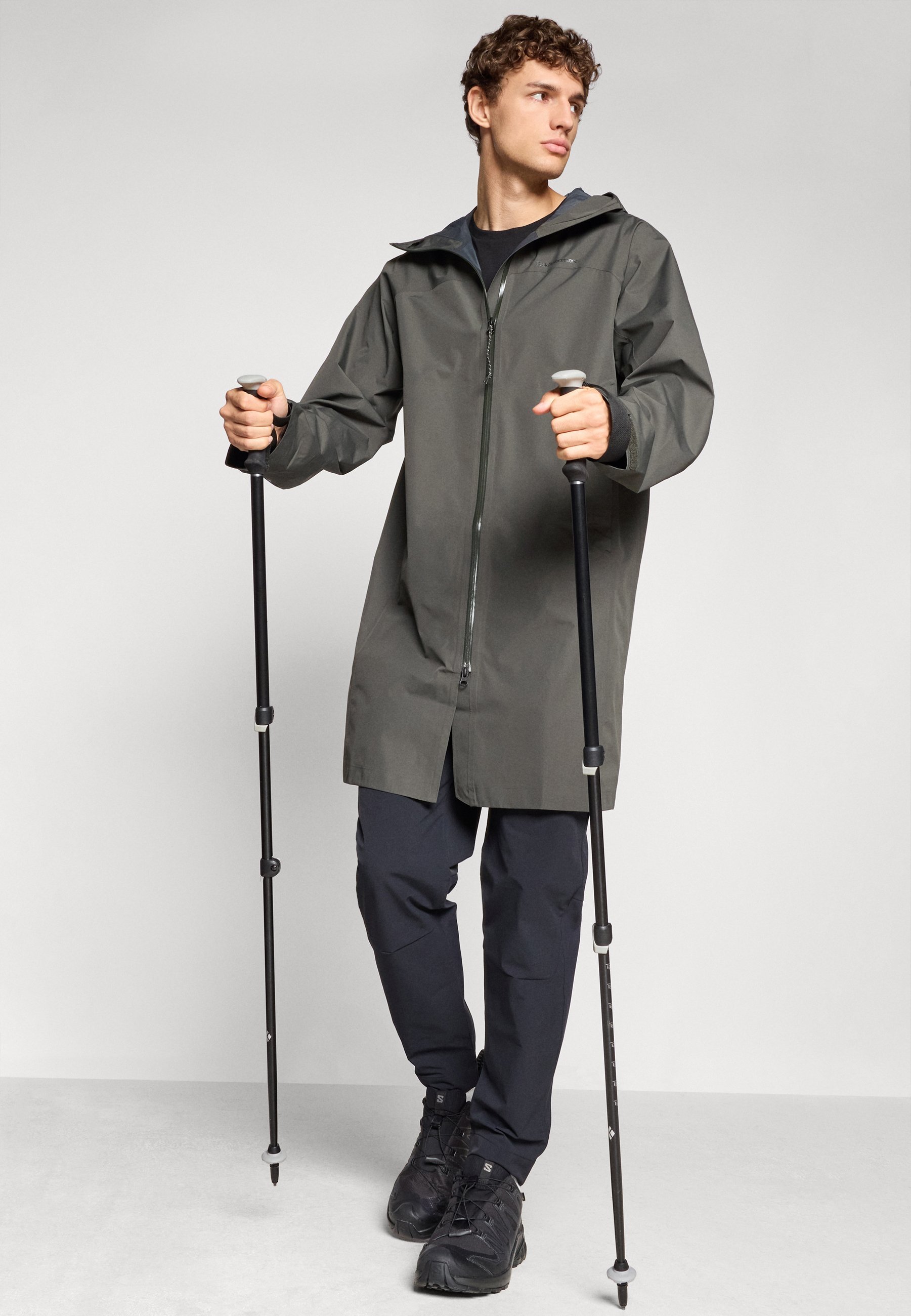 Parka Peak Performance TREELINE - Veste imperméable - Olive extrême