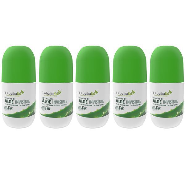 Tabaibaloe la Marca de Canarias Deodorante Roll-on Invisibile 48h con Aloe