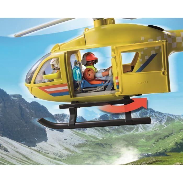 PLAYMOBIL 71203 Reddingshelikopter, Figuur, Stadsactie Reddingsteam