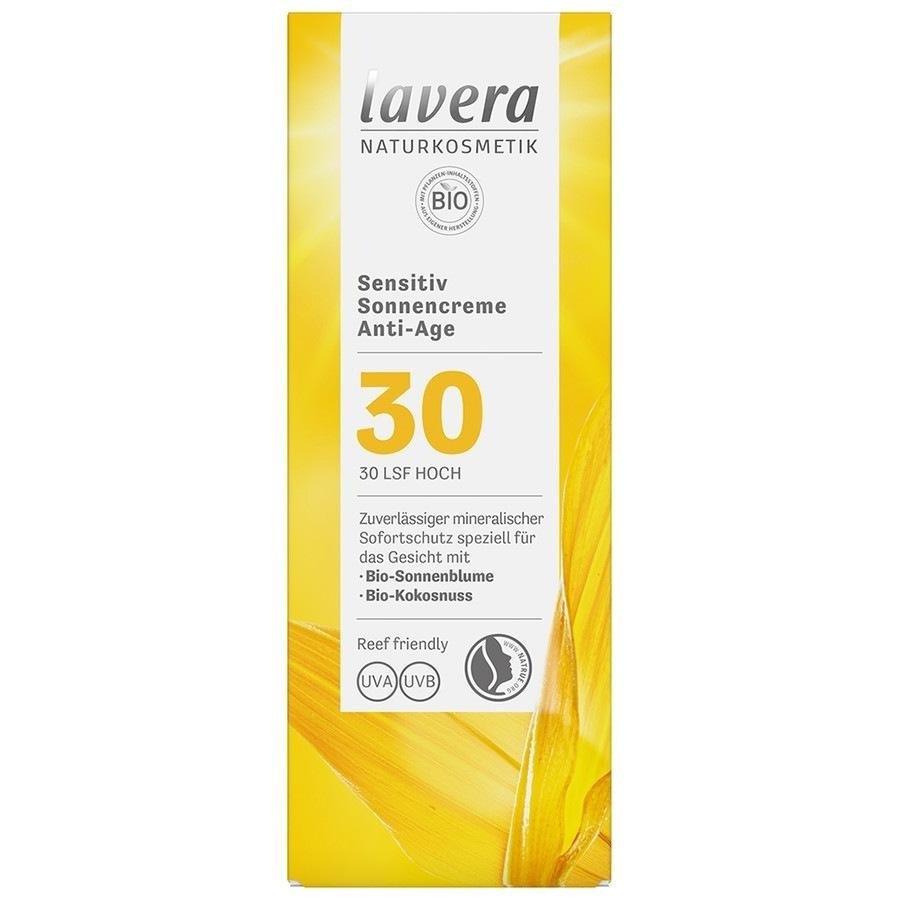 Lavera Sun Sensitive krema za sunčanje protiv starenja SPF 30 - 50 ml