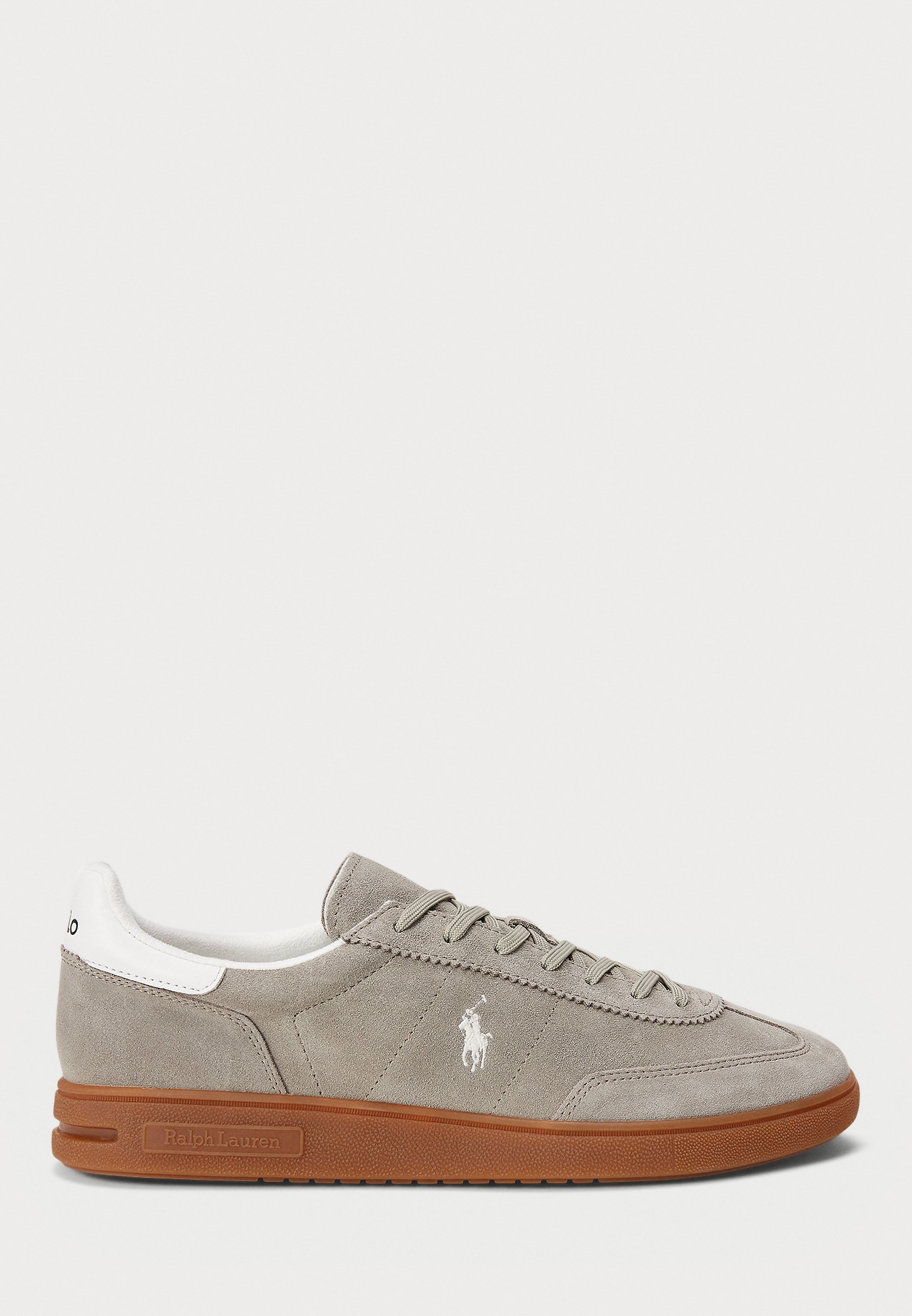 Polo Ralph Lauren BEDFORD SUEDE SNEAKER UNISEX - Sneakers - aardgrijs/dekwit