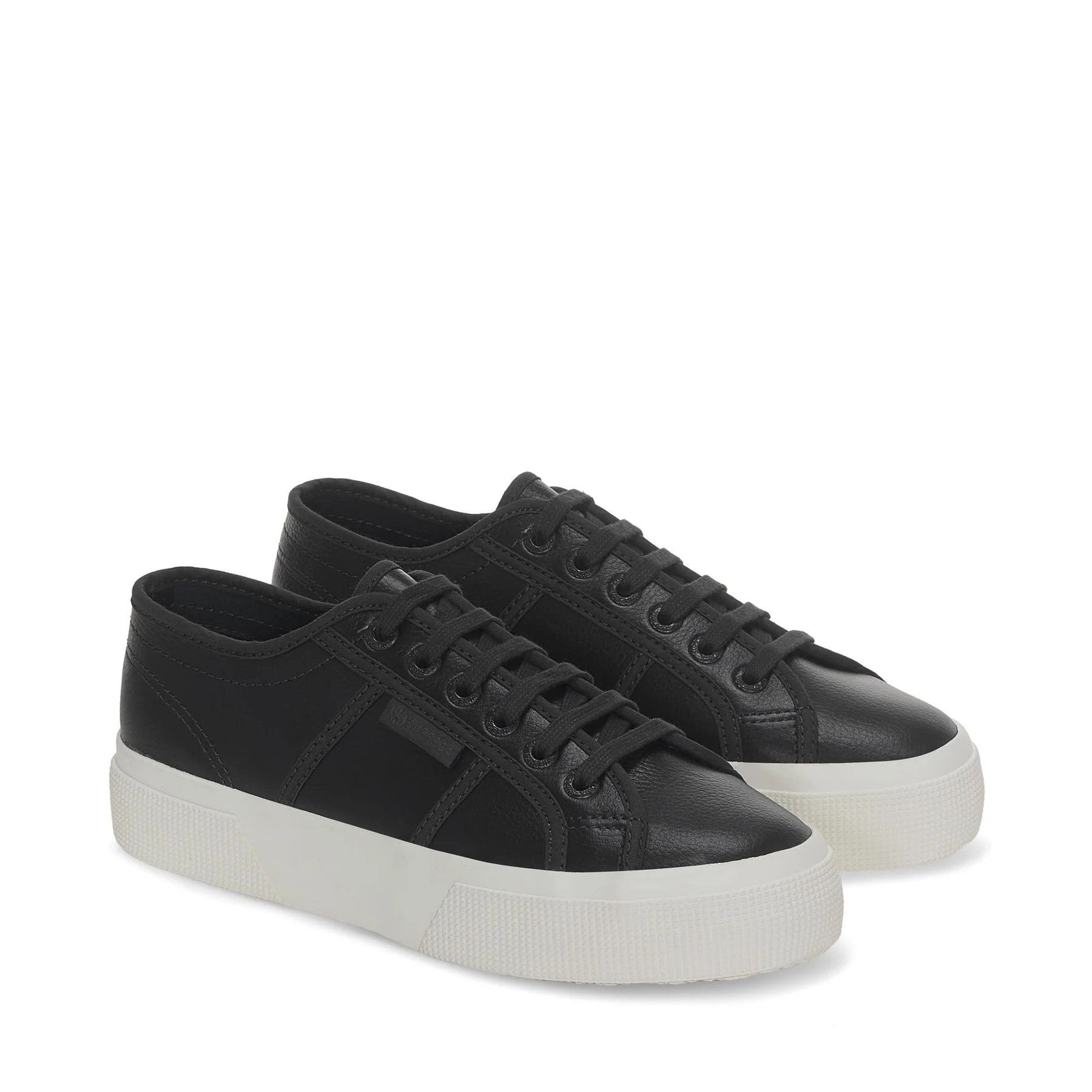 2740 PLATFORM TUMBLED LEATHER-BLACK BRISTOL-FAVORIO