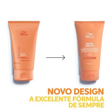 Wella Professionals Invigo Nutri Enrich Masque Chauffant Express Hydratation Intense pour Cheveux Secs 150 ml