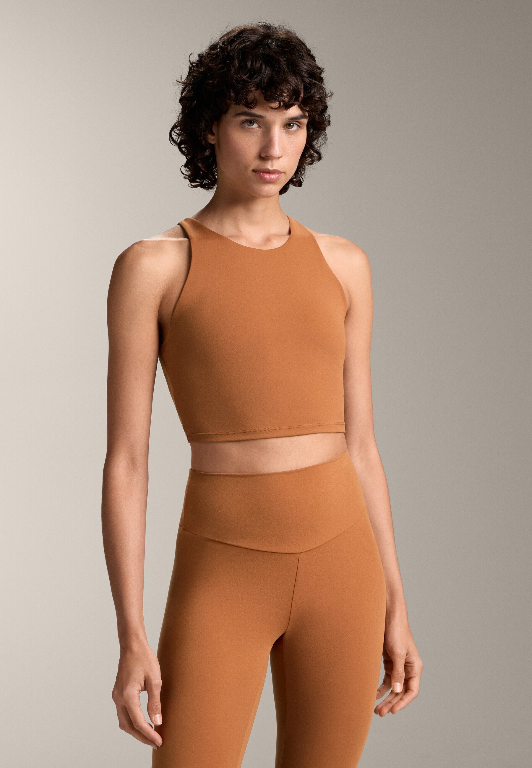 OYSHO COMFORTLUX STRAP WITH CUPS - Topiņš - bronzas krāsā