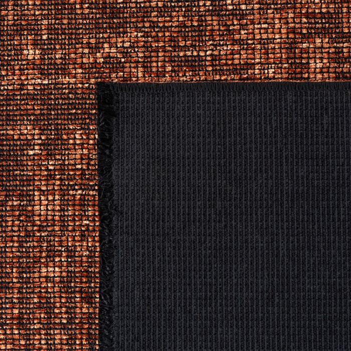 SIMPEX, Tapis Runner en Coton Chenille Terre cuite 80x250 cm  Lavable, Style Boho, Vintage Kelim, Pour Cuisine, Chambre & Couloir