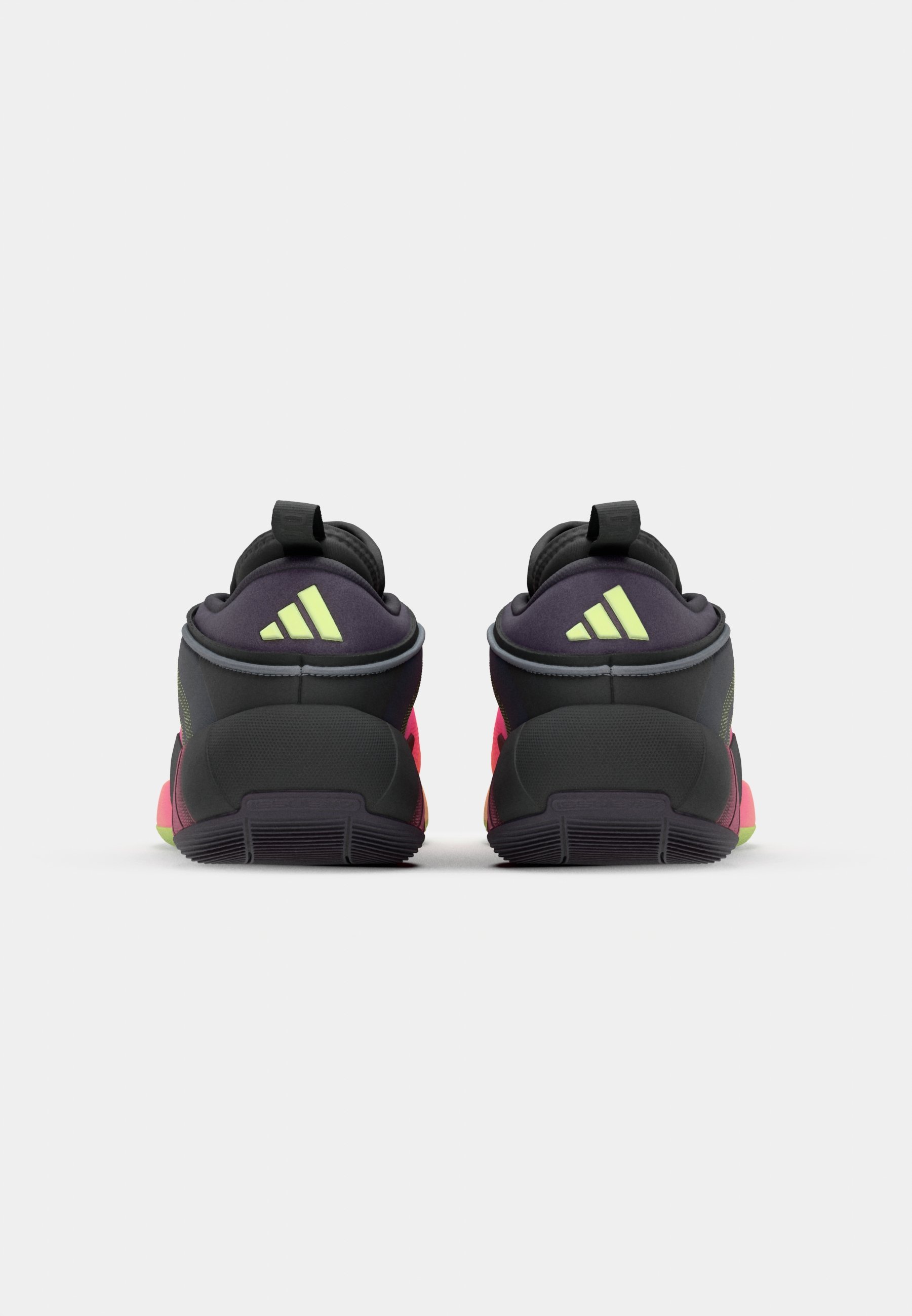 adidas Performance DON ISSUE 7 - Basketbalschoenen - aurora zwart/lucid pink/hi res geel