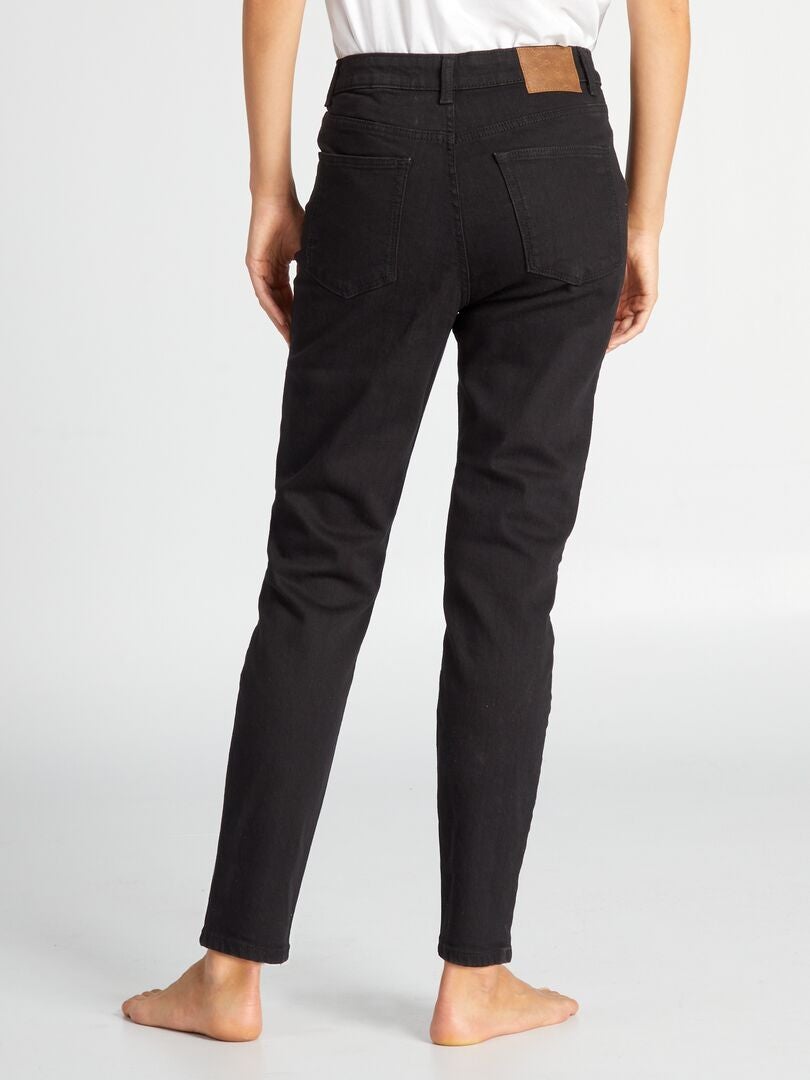 Calça jeans slim tamanho L34 - PRETA