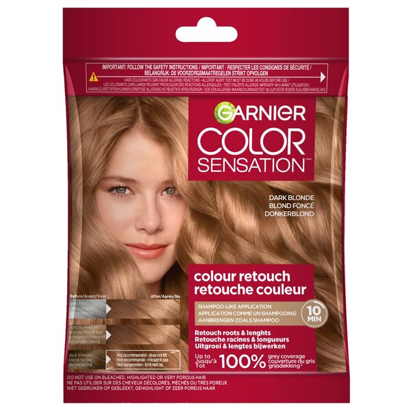 Coloration Garnier Color Sensation Color Retouch 7.0 Blond foncé<br>