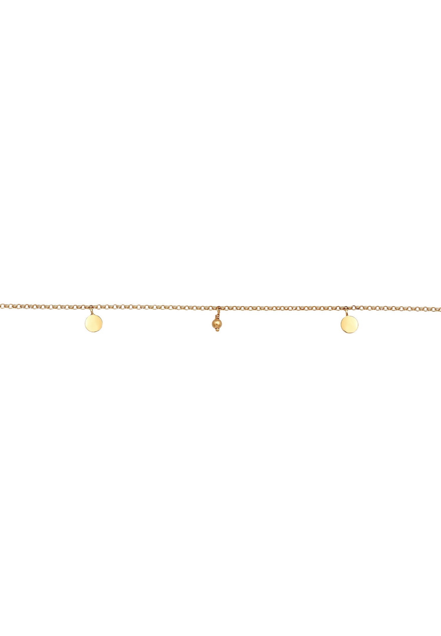 Elli Femme Choker plaquette style boho en argent sterling 925