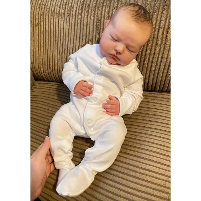 Reborn Baby Doll - 50 cm - Hand-painted - Realistic details - Cloth body