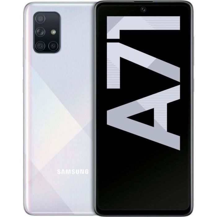 Samsung Galaxy A71 Prateado - Recondicionado - Em muito bom estado