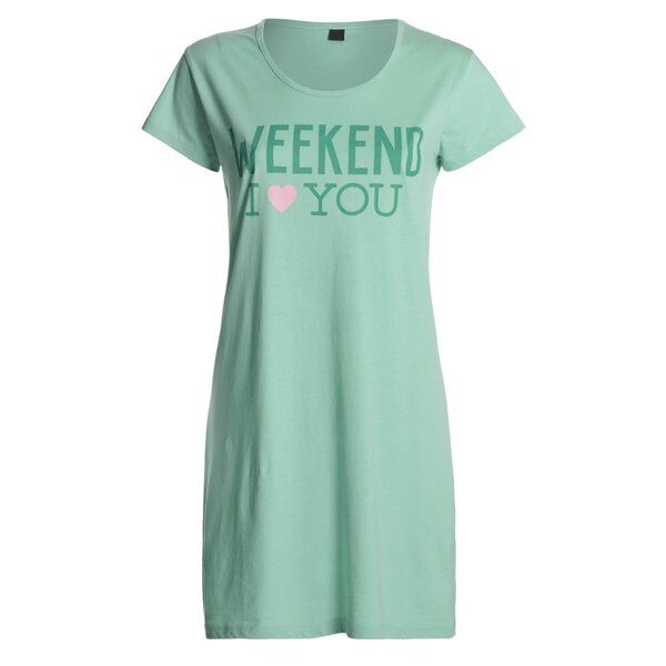 Camisa feminina grande<br>verde, tamanho G