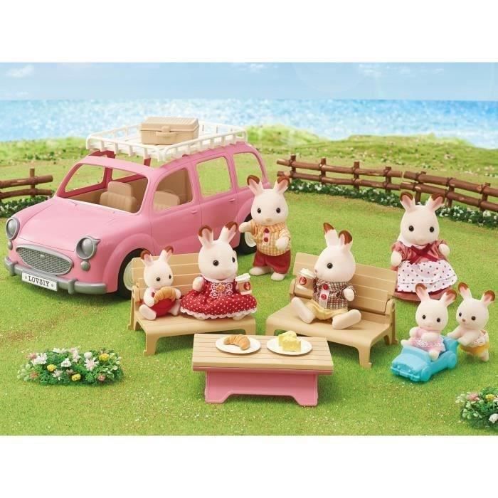 SYLVANIAN FAMILIES - Minivan rosa per picnic in famiglia