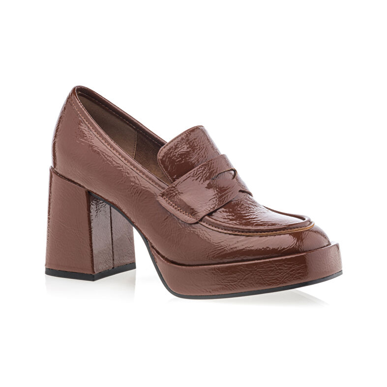 Brune loafers/båtsko til dame