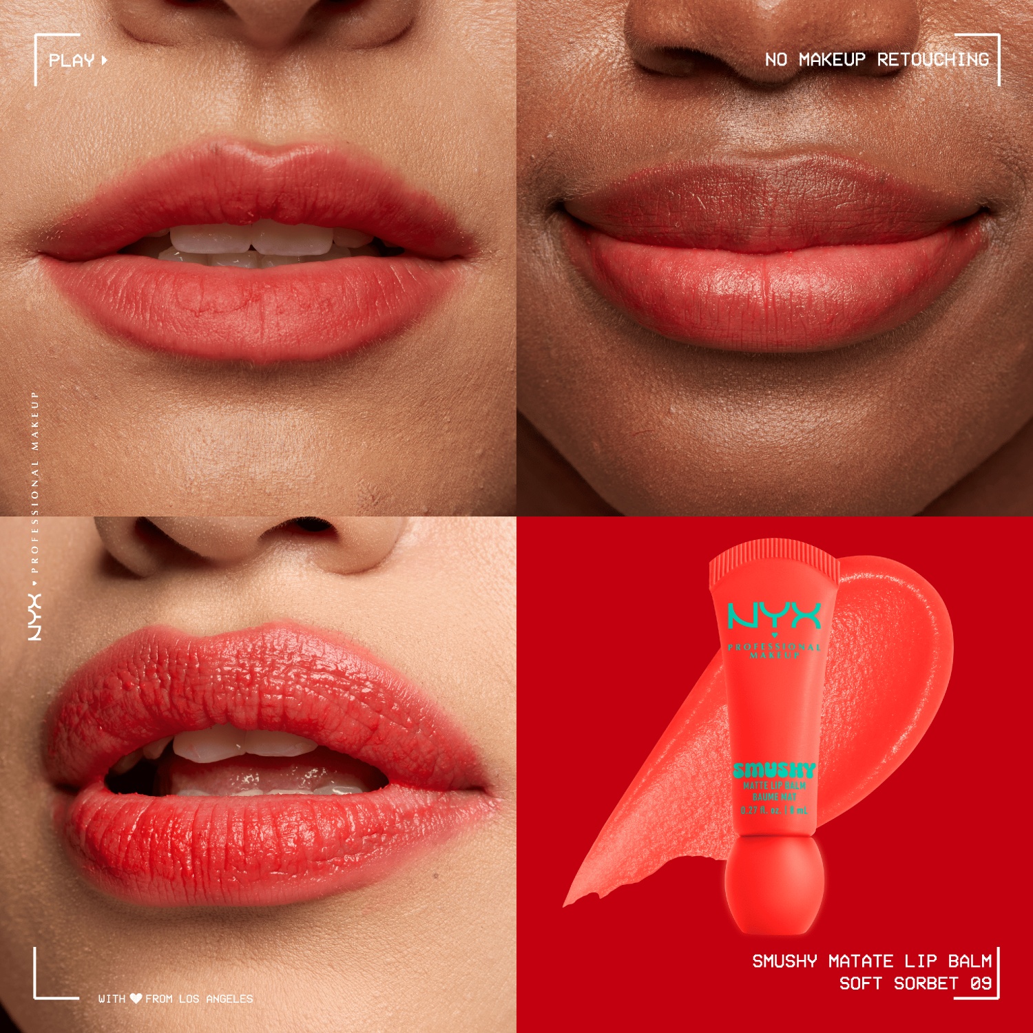 NYX Professional Makeup Lip Balm Smushy mat balzam za ustnice - 8 ml